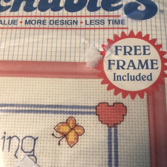 Dimensions Counted Cross Stitch Kit "Precious Children" 1992 VTG 10"X8" 72122 - Picture 4 of 7